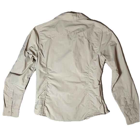Eddie Bauer Travex Women’s SML Long Sleeve Button Down Roll Tab Wicking‎ - Picture 2 of 14